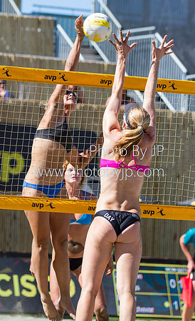 AVP 2016 San Francisco. Emily Day / Brittany Hochevar Vs. Jace Pardon / Brittany Tiegs.